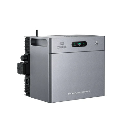 Balkonkraftwerk Quad 1820Wp/800W mit Zendure Solarflow 2400Pro und Dach (Biberschwanzziegel) Montageset