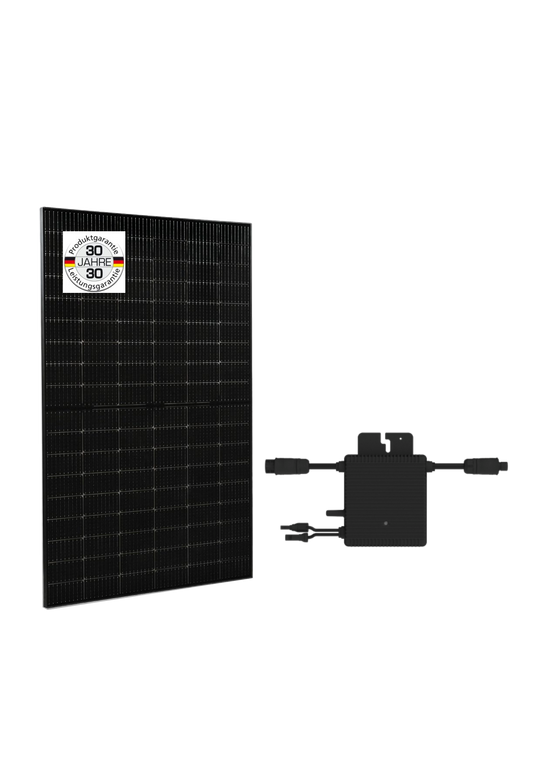 Solarfabrik S4 bifaziales Solarmodul und der Hoymiles HM400 Wechselrichter