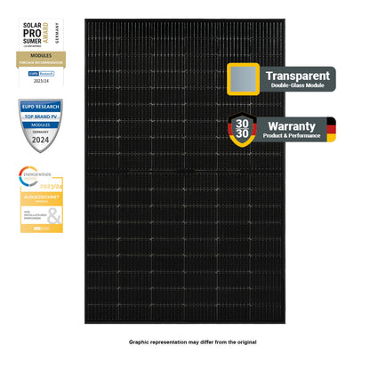 Balkonkraftwerk 890-1780Wp (800W) mit Hyper2000 & AB2000