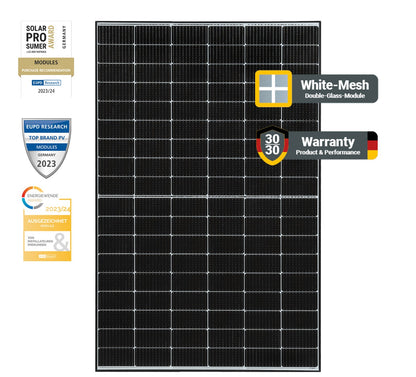 Balkonkraftwerk 890Wp (800W) mit Zendure Solarflow 1200