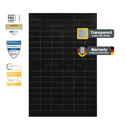 Solarfabrik S4 Trend Full Black 440Wp Bifaziales PV-Modul