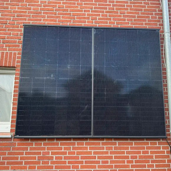 Balkonkraftwerk 800W (880Wp) bifazial Wattstone WandPV vertikal Komplettset - Trinasolar