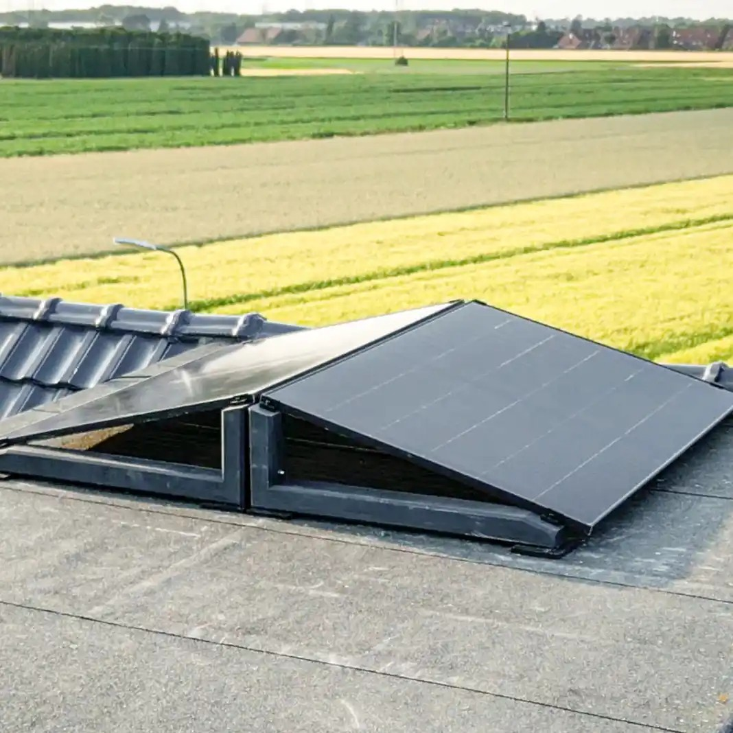 Balkonkraftwerk Quad 1820Wp/800W mit Zendure Solarflow 2400Pro und Wattstone Garten Montageset