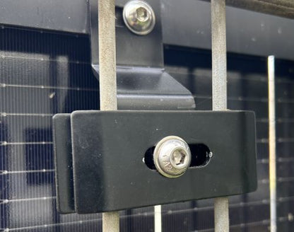 Balkonkraftwerk 400W (445Wp) bifazial ZaunPV Komplettset - Solarfabrik