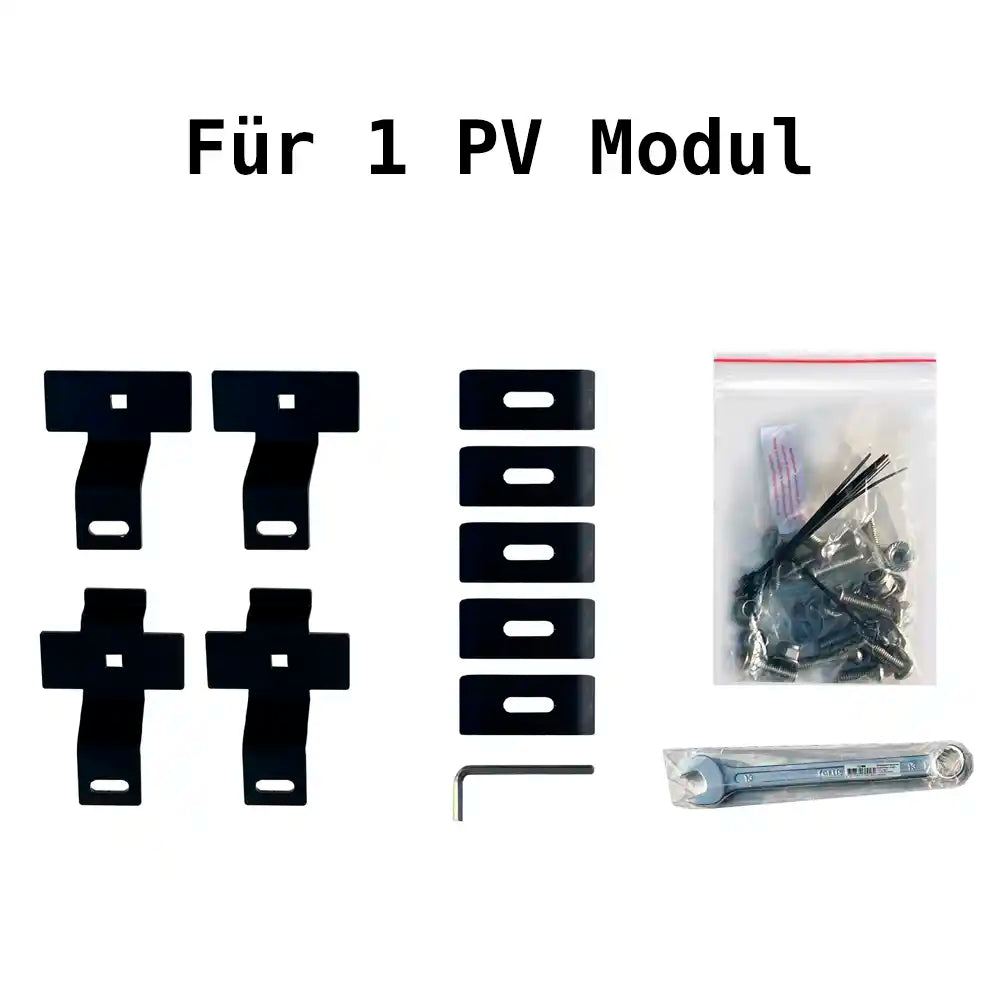 ZaunPV Montagepaket für 1 Modul