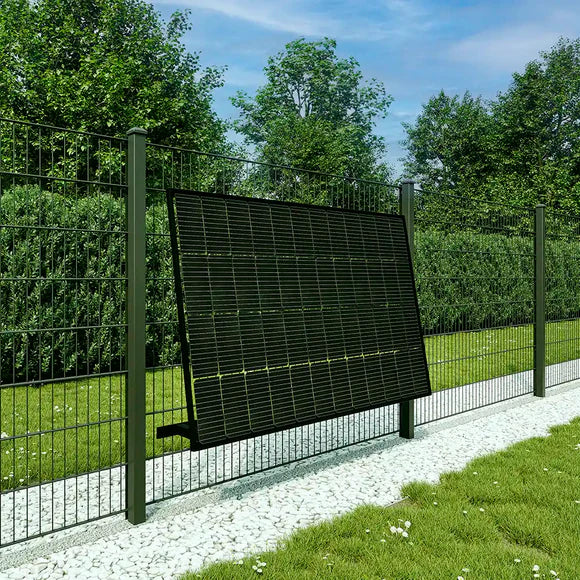 ZaunPV Montagepaket für 1 Modul angewinkelt