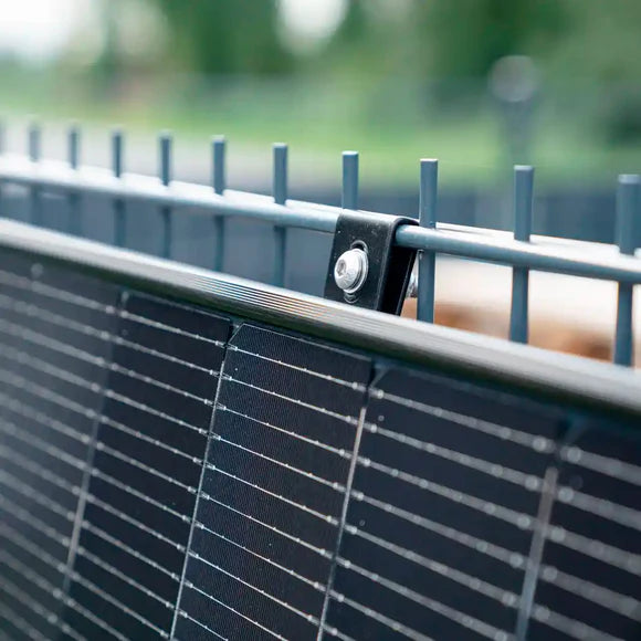 ZaunPV Montagepaket für 1 Modul angewinkelt