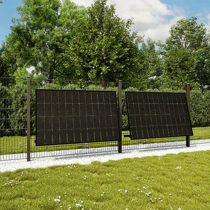 ZaunPV Montagepaket für 2 Module angewinkelt